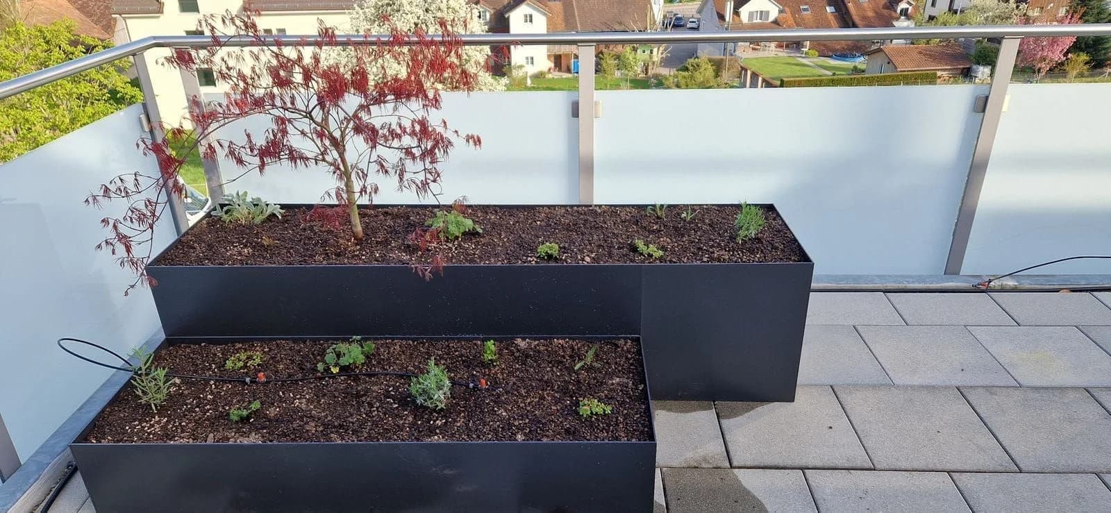 Terrassengestaltung in Balterswil