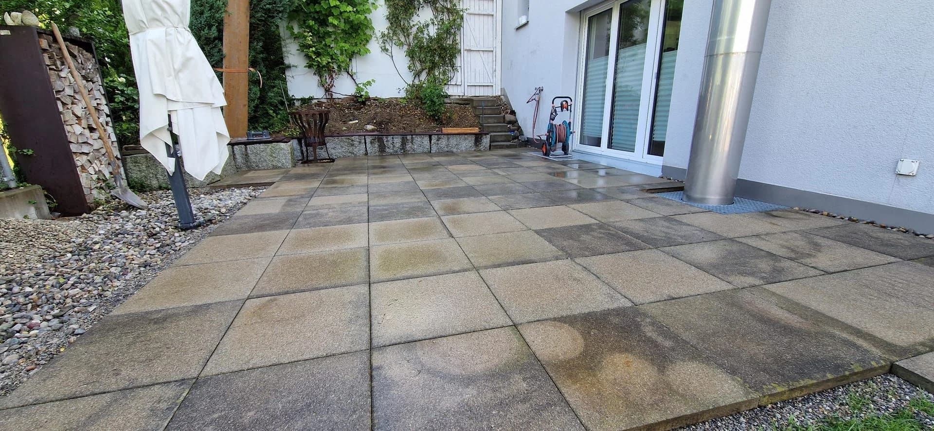 Steinreinigung Beispiel 3 - Vorher