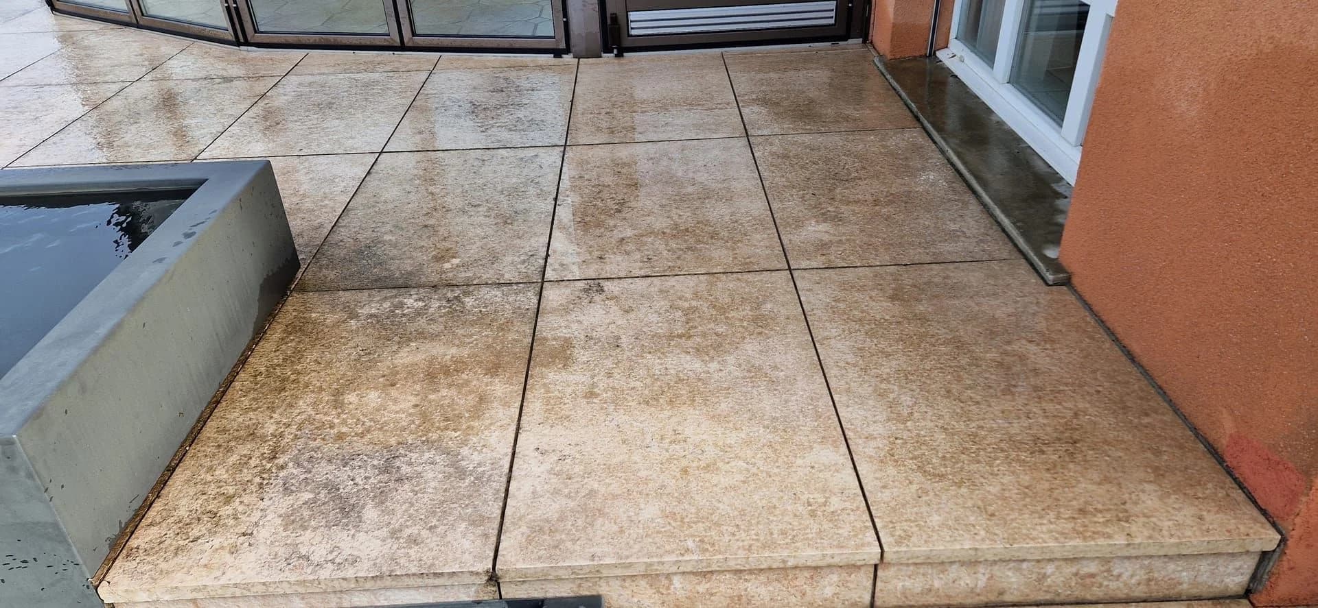 Steinreinigung Beispiel 1 - Vorher