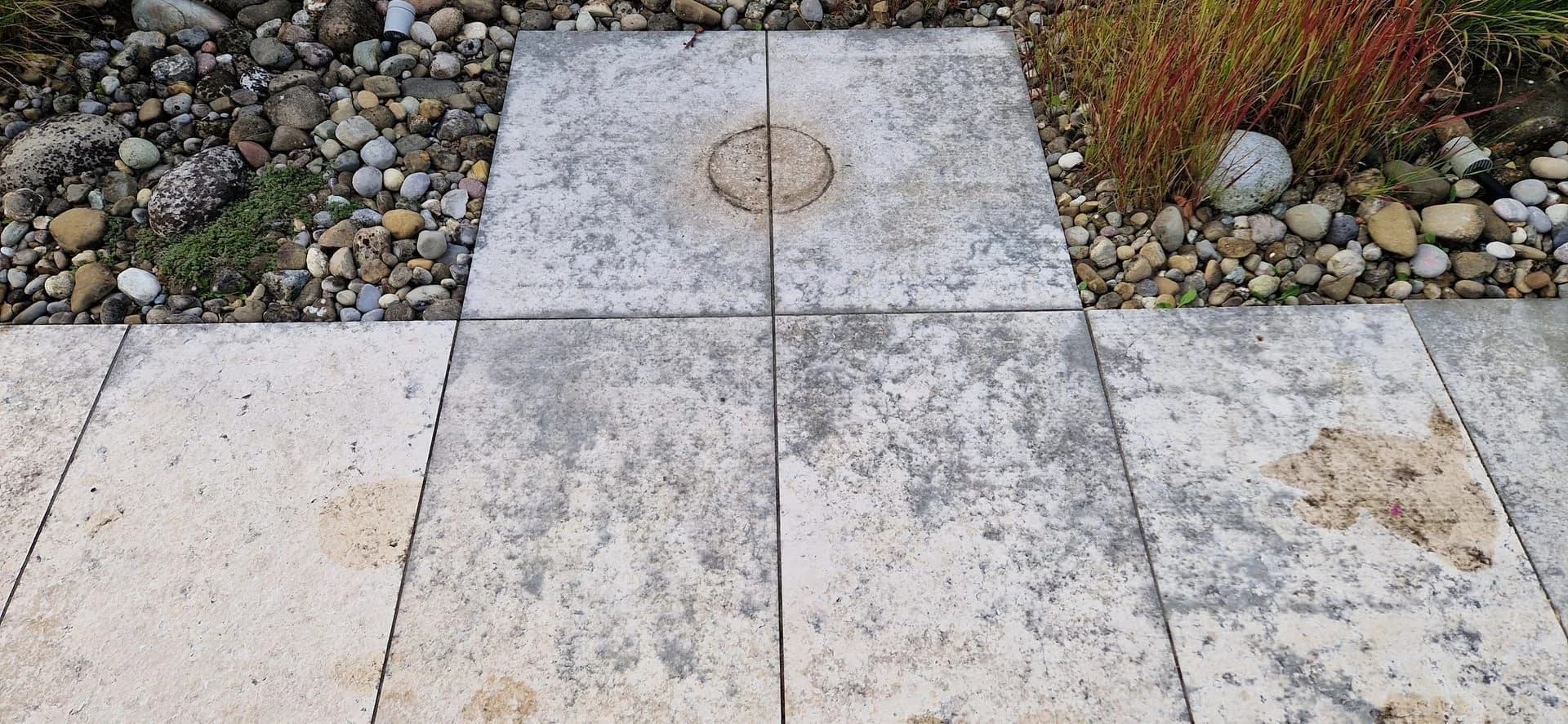 Steinreinigung Beispiel 2 - Vorher